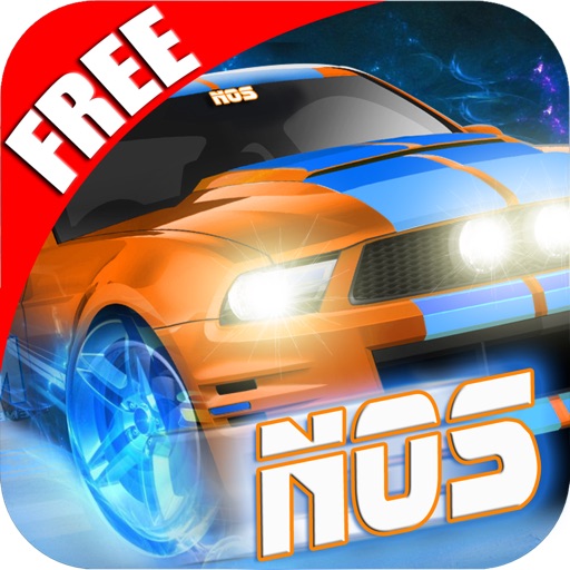 NOS for Airborne Speed FREE - Nitro Muscle Car infinite Race game iOS App