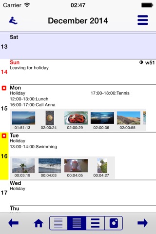 Life Calendar - Events & Photo screenshot 2