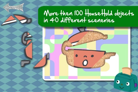 Free Household Objects Cartoon Jigsaw Puzzle screenshot 4