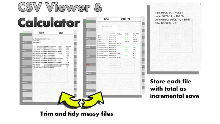 CSV Viewer & Calculator