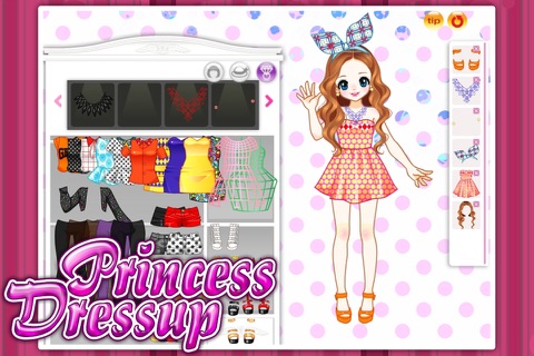 Princess Dressup-Girls Game screenshot 3