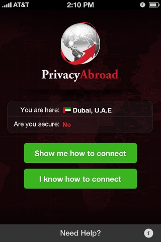 PrivacyAbroad VPN screenshot 2