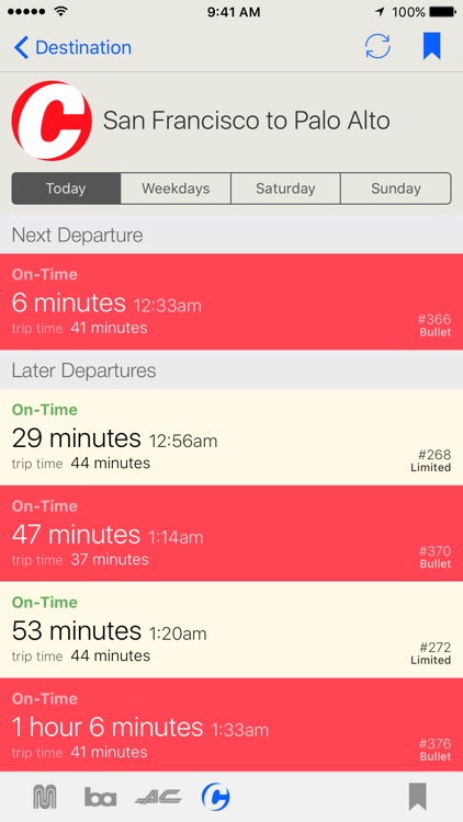 Routesy - Real-Time Bay Area Transit Predictions screenshot-3