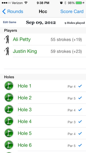 Golf Scorecard Free(圖2)-速報App