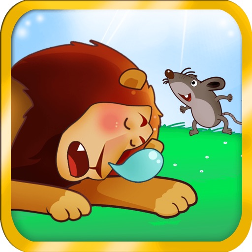 The Lion And The Mouse - interactive moral story for children icon