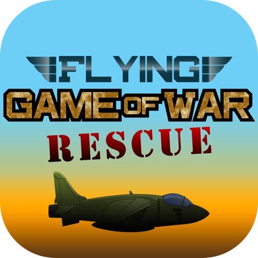 Flying Game of War Rescue - Fast Plane Dodge Icon