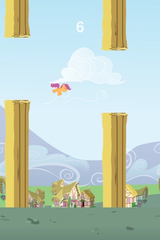 Flappy Pony: Help Her Fly! screenshot 2