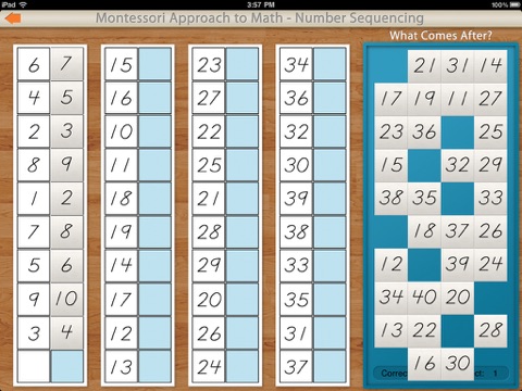 Secuencia de números-Que viene Antes? Después y en Medio?- Un enfoque Montessori hacia las Matemáticas screenshot 4