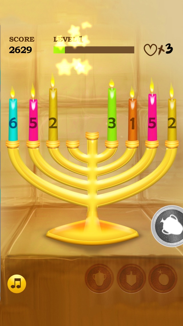 Match 8 Hanukkah Game Screenshot 2