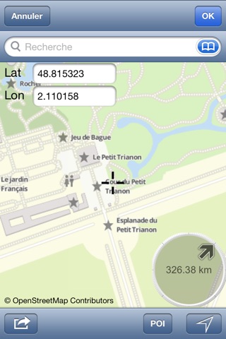 The Palace of Versailles offline map screenshot 2