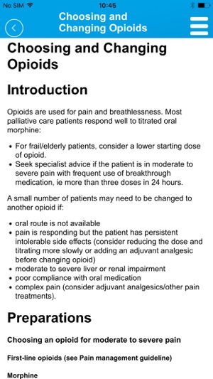 NHSScotland Palliative Care Guidelines(圖4)-速報App