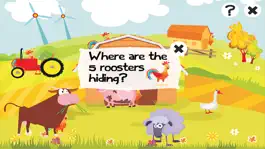 Game screenshot Игры для детей в возрасте 2-5: Пазлы и игры о животных фермы. Играть с фермером, коровы, свиньи, лошади, овцы, гуся, утки, бабочки, пчелы, дерево hack