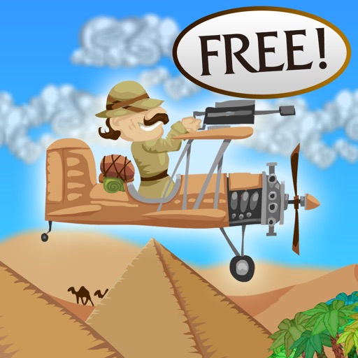 Flying Egyptian Plane Gun Shooter: Prince Of Aztec Ancient Egypt HD, Free Kids Game iOS App