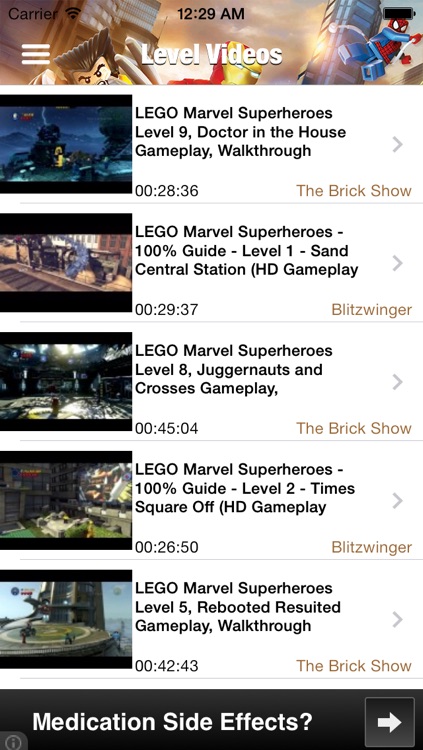 Complete Guide + Cheats & walkthrought for Lego Marvel Super Heroes