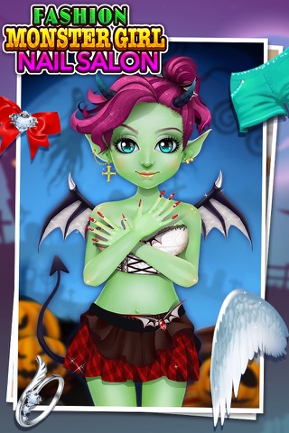 Monster Girl Nail Salon - Girls Game & Prom Party screenshot 3