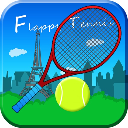 Flappy Tennis - Paris Edition iOS App