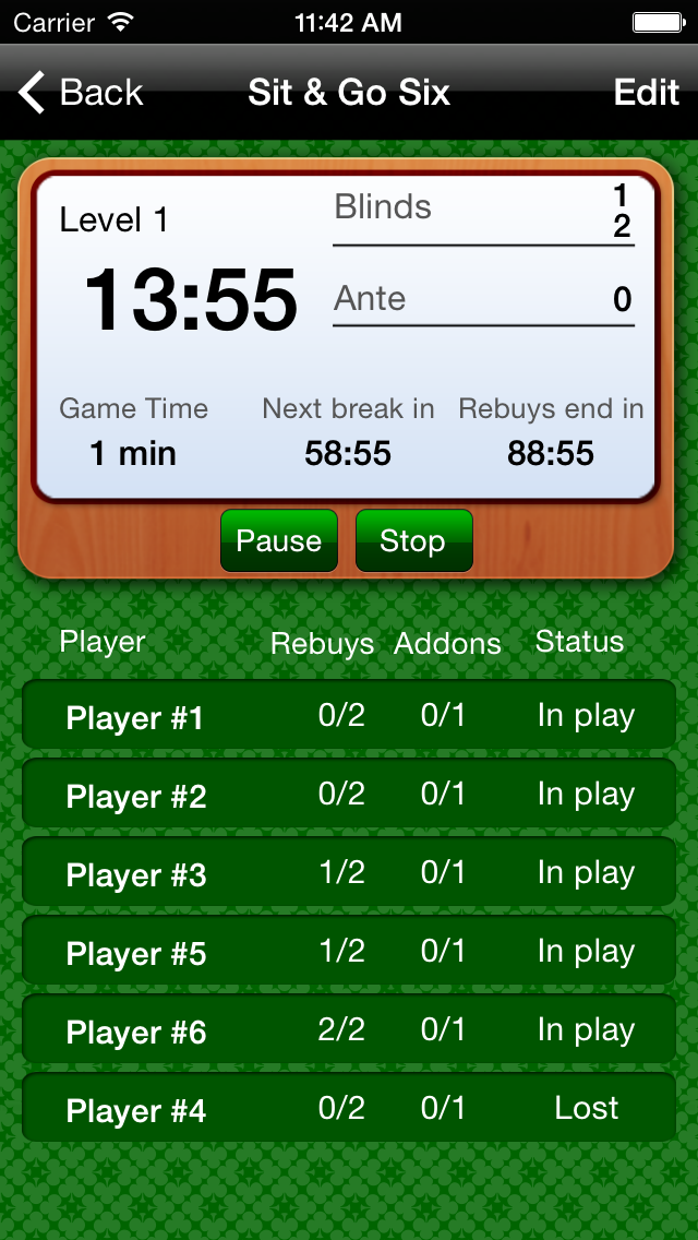 How to cancel & delete Enterra Poker Timer from iphone & ipad 3
