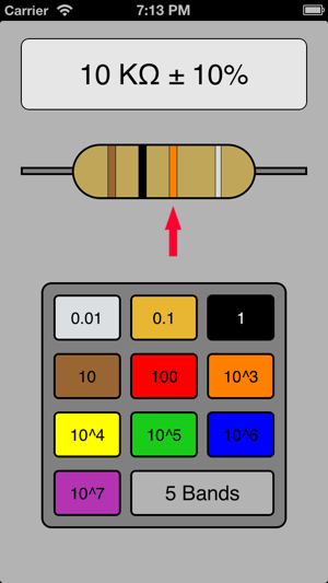 ‎Resistor CAL Ω Screenshot