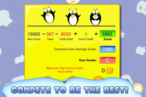Penguin rescue - logical educational game with a set of rescue missions. screenshot 3