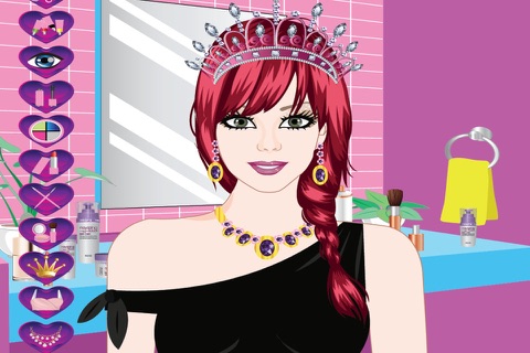 Princess Tiaras Make Up Game screenshot 3