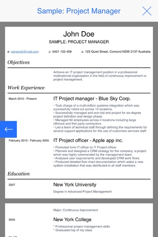 My First Resume - For first-time job seekers screenshot 4