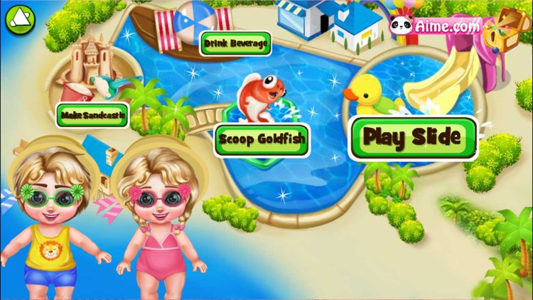 RoyalTwins:WaterPark - Caring Twins,Kids Game screenshot-3