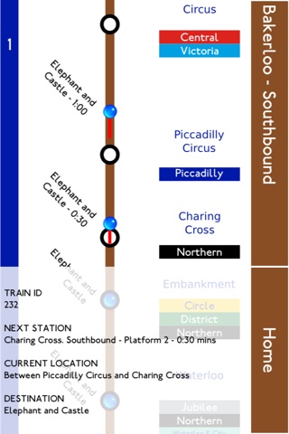 Tube Now - Live Train Map screenshot 2
