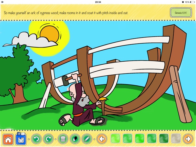 Kids Bible Coloring Book(圖4)-速報App