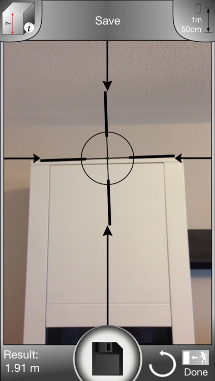 CamMeasure - Your tape measure for traveling and at home! With a few clicks you known every height, width, distance or area.