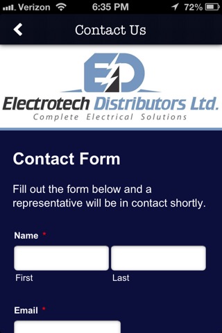 Electrotech Distributors Ltd. screenshot 2