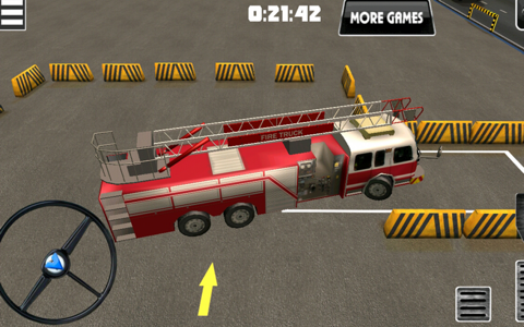 Fire truck driver - 3D parking screenshot 4