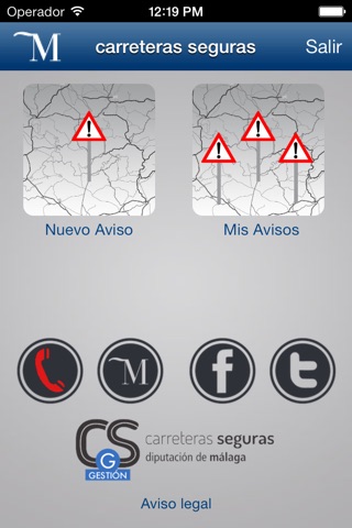 Gestión carreteras seguras screenshot 2