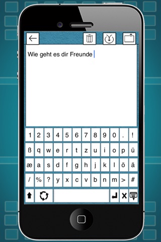 German Keyboard screenshot 2