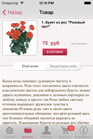 Интернет-магазин King-Flower.com screenshot 3