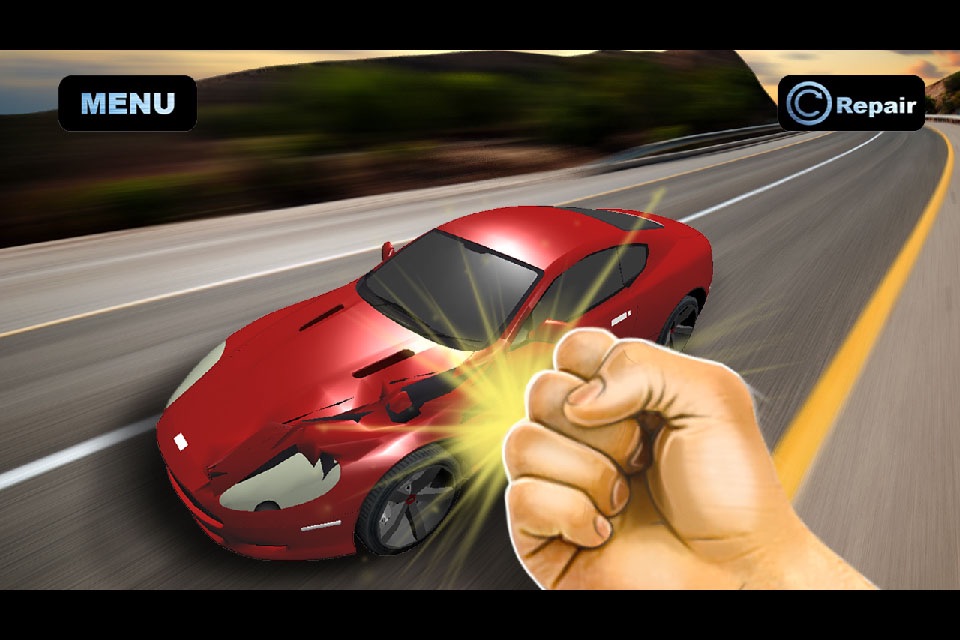 Simulator Crash Sport Car 3D screenshot 3