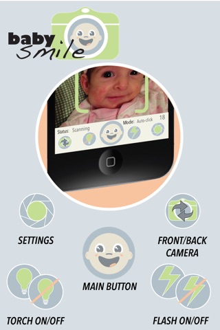 BabySmile - Photos with smile and eye blink detection using your camera screenshot 2