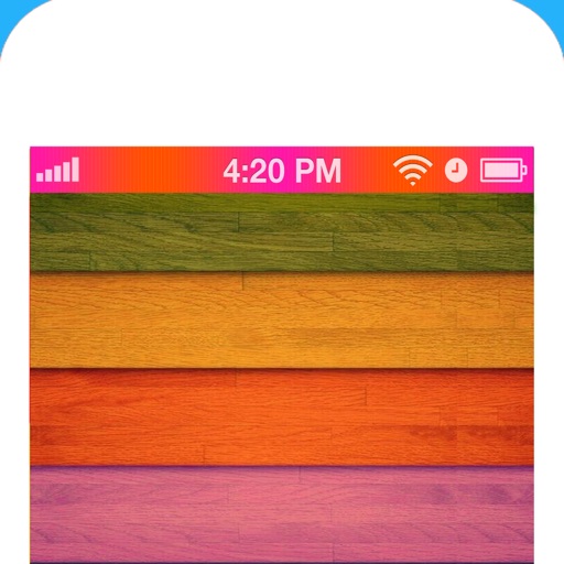 Color Status Bars - Pimp Out a Colorful Status Bar And Get A Cool Customized Designed TimeBar for iOS 7 icon