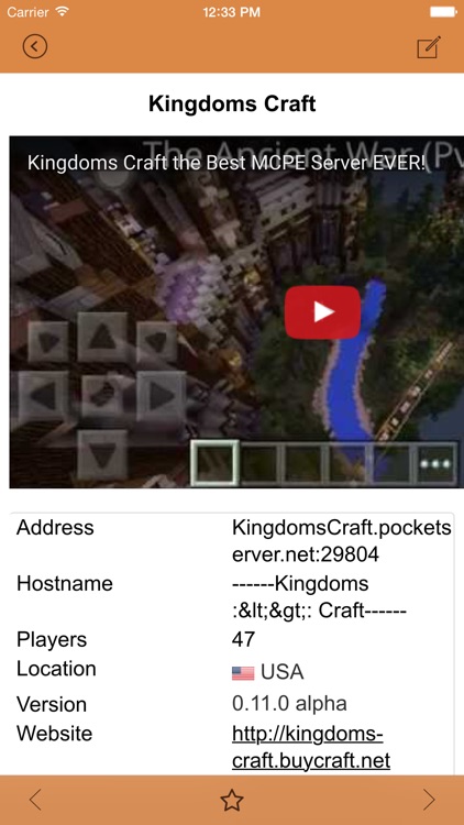 Servers for Minecraft PE Free - Best Multiplayer Server List in Your Pocket!