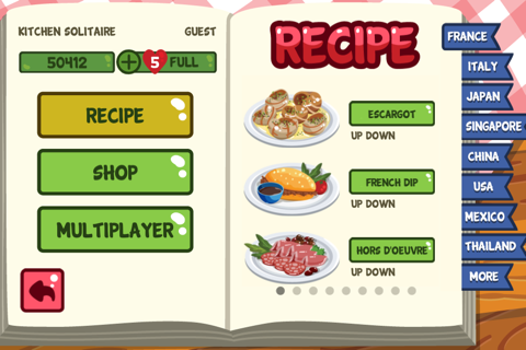 Kitchen Solitaire screenshot 2