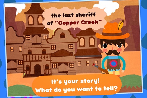 Crea story Adventure – create and play – creative art app for kids with super hero robot pirate western cowboy and treasure quest screenshot 4