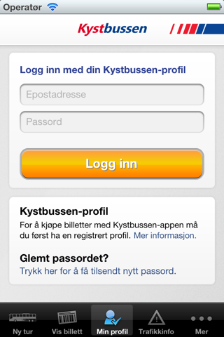 Kystbussen screenshot 2