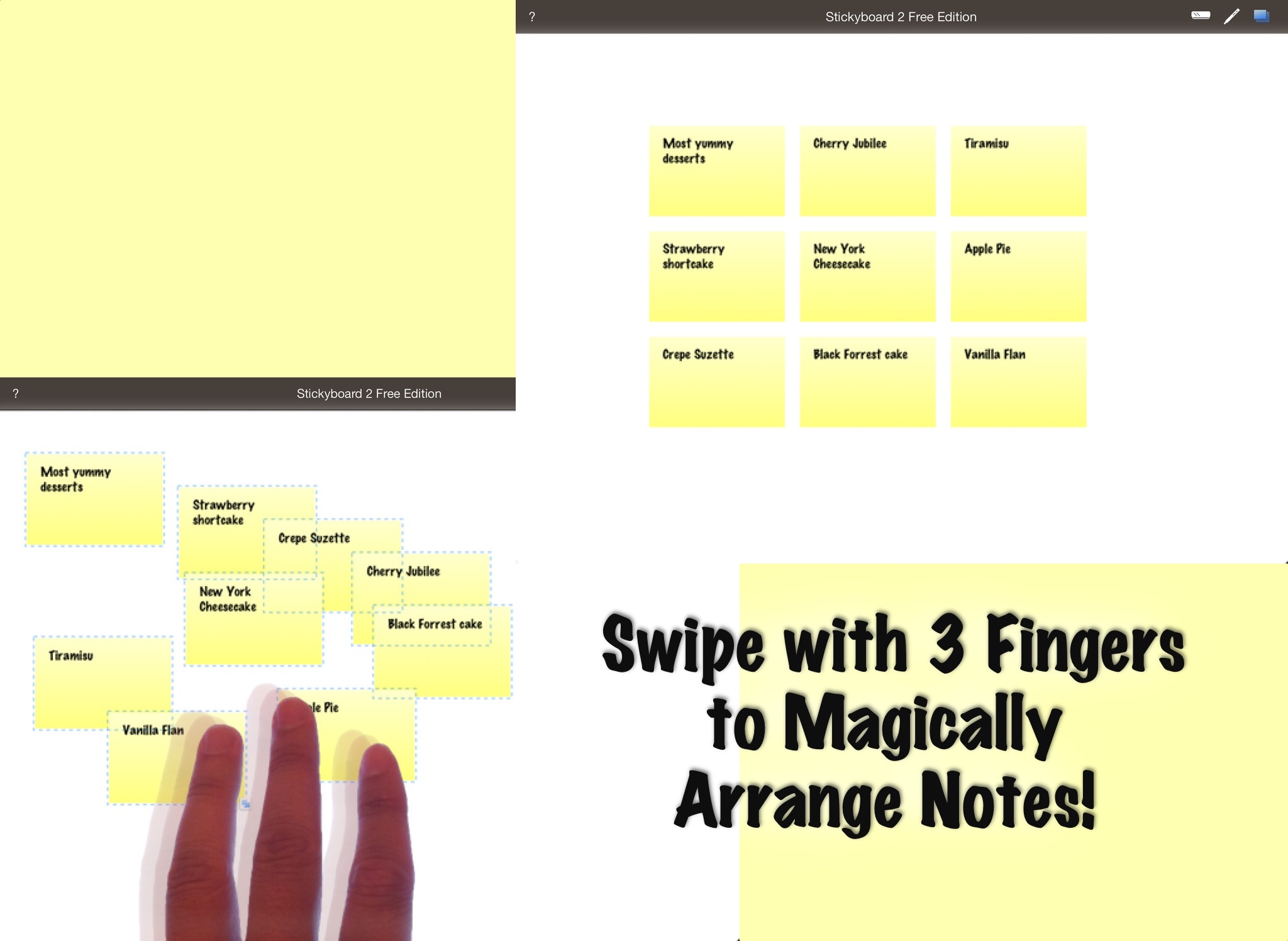 Stickyboard 2 Free Edition: Sticky Notes on a Whiteboard to Brainstorm, Mindmap, Plan, and Organize screenshot 2