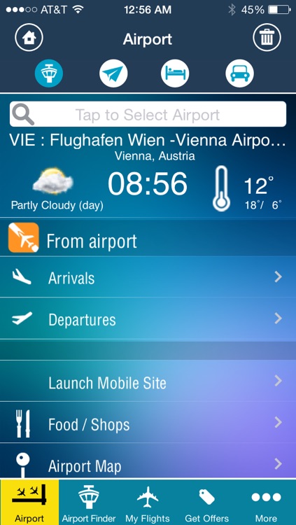Vienna Airport + Flight Tracker Austrian VIE airlines