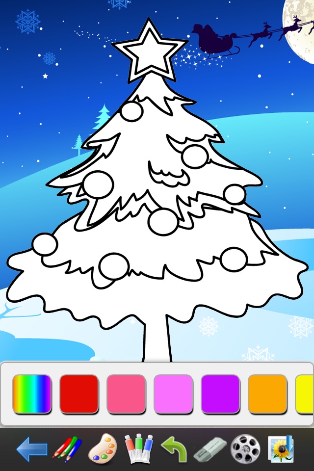 Kids Paint Xmas screenshot 2