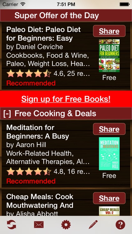 Free Cooking Books