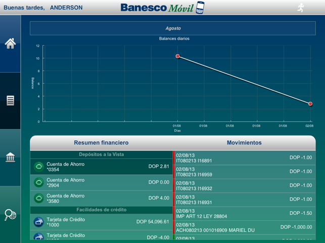 BanescoMóvil República Dominicana for iPad(圖3)-速報App