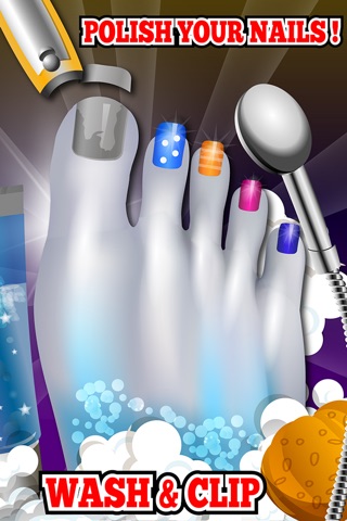 Celebrity Foot Spa - Monster Nail Design by "Fun Free Kids Games" screenshot 2