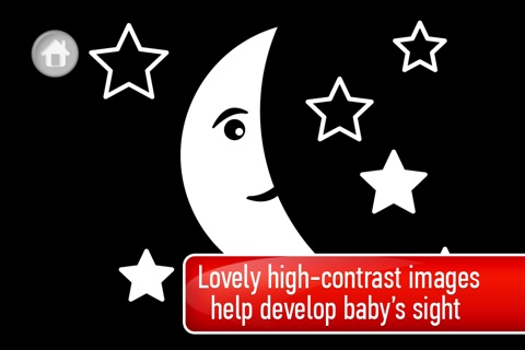 Kiddy Imagine: Fun for free. High-contrast black & white images and patterns encouraging visual development; infant stimulation flashcards help in soothing and relaxing your baby screenshot 3