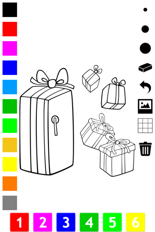 Christmas Coloring Book for Children: Learn to color the holiday season screenshot 4