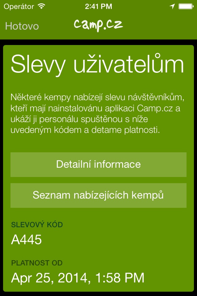 Camp.cz screenshot 4